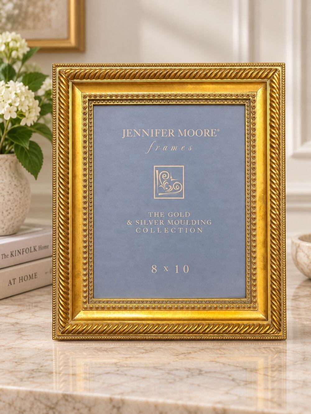 Vintage Jennifer Moore Frames The Gold & Silver Moulding Collection 8×10 EUC